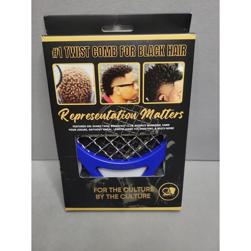 Twist it up Comb For Black Kinky Afro Hair Curl Defining Clumping 4C